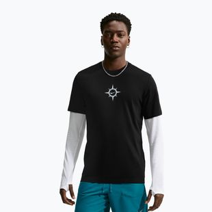 Vyriški bėgimo marškinėliai Nike Dri-Fit Graphic black/action grape