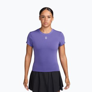 Moteriški teniso marškinėliai Nike Court Advantage dark iris/white