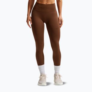 Moteriškos tamprės Nike Pro Seamless High-Waisted 7/8 cacao wow