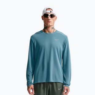 Vyriški bėgimo marškinėliai su ilgomis rankovėmis  Nike Miler Dri-Fit UV smokey blue