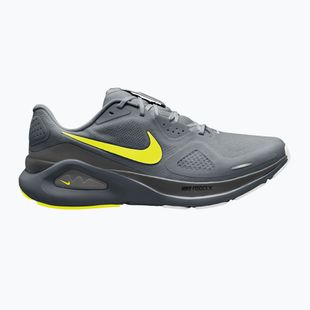 Vyriški bėgimo batai Nike Structure 26 Cool Grey/Dark Smoke Grey/Lemon Venom