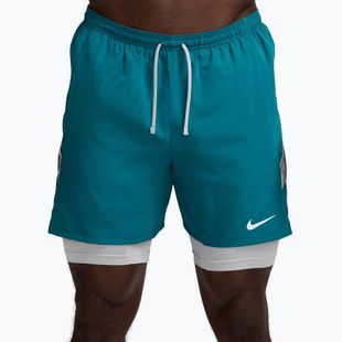 Vyriški bėgimo šortai Nike Miler Dri-Fit 2in1 5" bright spruce