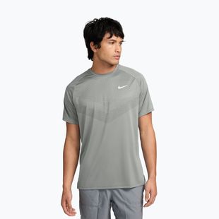 Vyriški bėgimo marškinėliai Nike Stride grey fog