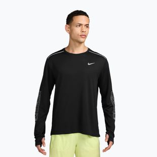 Vyriški bėgimo marškinėliai su ilgomis rankovėmis  Nike Miler black
