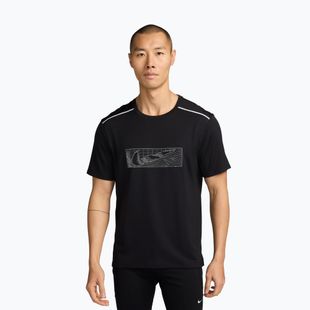 Vyriški bėgimo marškinėliai Nike Miler black
