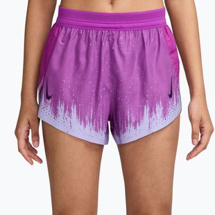 Moteriški bėgimo šortai Nike AeroSwift vivid purple/purple dynasty
