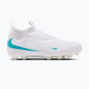 Vaikiški futbolo bateliai Nike Phantom 6 High Academy Jr FG/MG white/white/dusty cactus