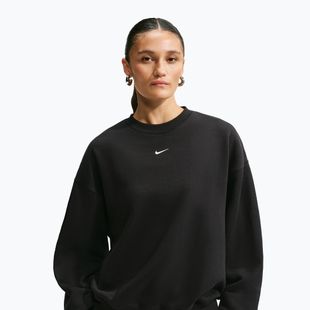 Moteriškas džemperis Nike Studio Fleece Medium Weight total black/sail