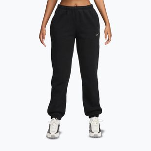 Moteriškos kelnės Nike Studio Fleece total black/sail