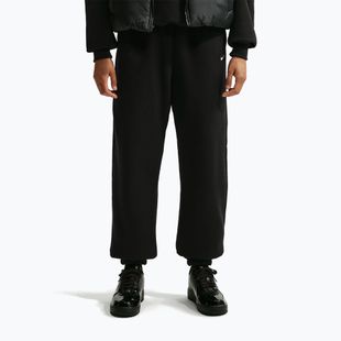 Moteriškos kelnės Nike Studio Fleece Medium Weight total black/sail