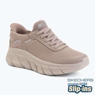 Moteriški batai SKECHERS Bobs B Flex Hi Linear Force gray