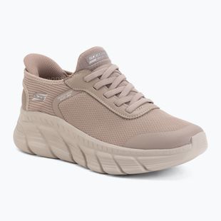Moteriški batai SKECHERS Bobs B Flex Hi Linear Force gray