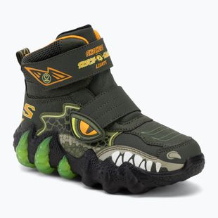 Vaikiški sniego batai SKECHERS Skech-O-Saurus Lights 2.0 green