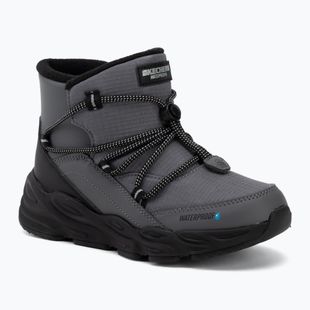 Vaikiški žieminiai batai SKECHERS Turbo Tread Storm Glider gray