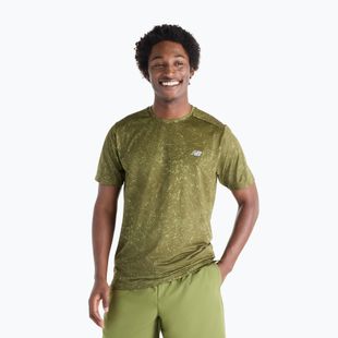 Vyriški marškinėliai New Balance Essentials Printed T-Shirt wakame/sport green