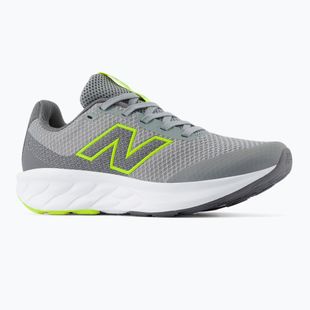 Vaikiški bėgimo bateliai New Balance 520's Lace V9 grey matter/Ssate grey/alkaline green