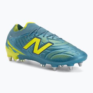 Futbolo bateliai New Balance Tekela Elite Low V5 SG metallic blue/alkaline green/team navy