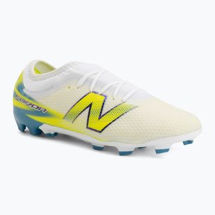 Vaikiški futbolo bateliai New Balance Furon Team V9 FG white/alkaline green