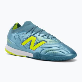 Futbolo bateliai New Balance Tekela Team Low V5 IN metallic blue/alkaline green/team navy