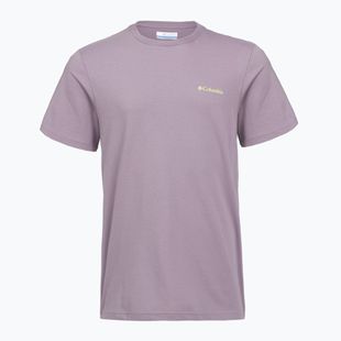Vyriški marškinėliai Columbia CSC Basic Logo Back Tee shale purple/linework c badge
