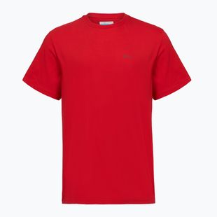 Vyriški marškinėliai Columbia CSC Basic Logo Back Tee mountain red/linework c badge