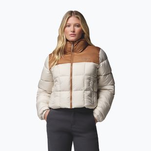 Moteriška šilta striukė Columbia Puffect III Cropped dark stone/camel brown