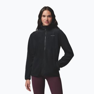 Moteriškas flisinis džemperis Columbia Pacific Arch 200 Hooded Full Zip Fleece Black