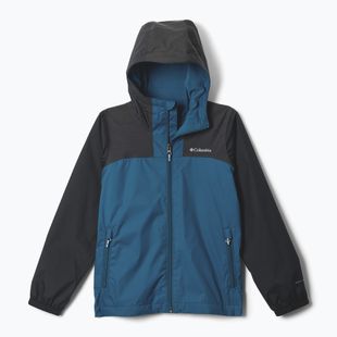 Vaikiška lietaus striukė Columbia Rainy Trails III Fleece Lined phoenix blue/black