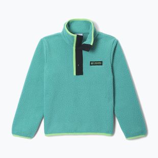Vaikiškas flisinis džemperis Columbia Halvetia II Half Snap Fleece teal/black