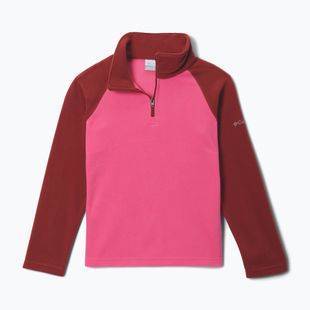 Vaikiškas flisinis džemperis Columbia Glacial Fleece Half Zip nico/red oxide
