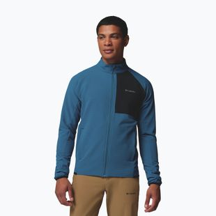 Vyriškas flisinis džemperis Columbia Superior Summit Grid Full Zip phoenix blue