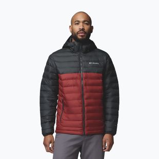 Vyriška striukė Columbia Powder Lite II Hooded red oxide/shark