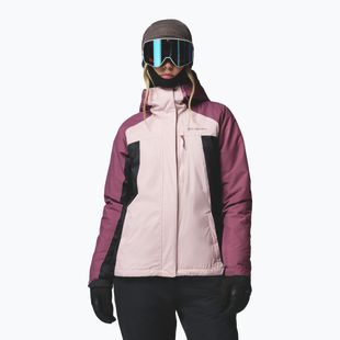 Moteriška slidinėjimo striukė Columbia Snowy Summit Ins mineral pink/black/antique mauve x dye