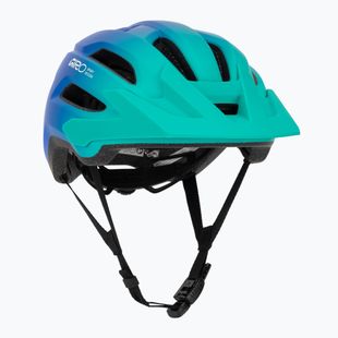 Vaikiškas dviračio šalmas Giro Fixture II matte aqua green/blue jewel fade