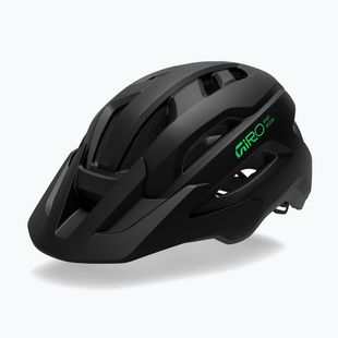 Vaikiškas dviračio šalmas Giro Fixture II matte black/vivid green