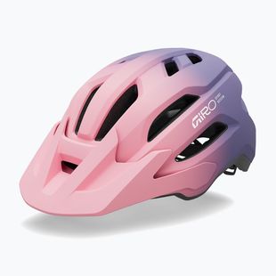 Vaikiškas dviračio šalmas Giro Fixture II matte light pink/purple fade