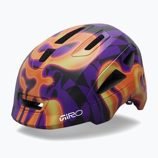 Vaikiškas dviračio šalmas Giro Scamp II matte purple lava