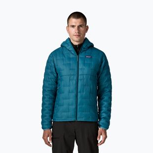 Vyriška pašiltinta striukė Patagonia Micro Puff Hoody glacial blue