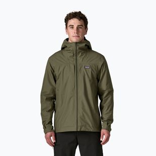 Vyriška lietaus striukė Patagonia Insulated Boulder Fork Rain basin green