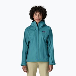 Moteriškas lietaus paltas Patagonia Torrentshell 3L Rain glacial glue