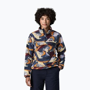 Moteriškas flisinis džemperis Patagonia Lightweight Synchilla Snap-T Pullover smudge: smolder blue