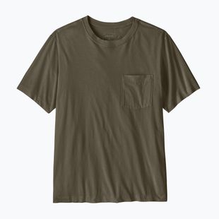 Vyriški marškinėliai Patagonia Daily Pocket Tee basin green