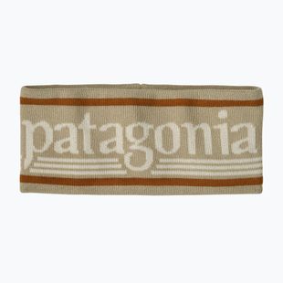 Lankelis galvai Patagonia Powder Town hut tripper logo: weathered stone