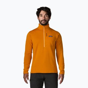 Vyriškas žygio džemperis Patagonia R1 Pullover autumn orange