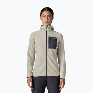 Moteriškas flisinis džemperis Patagonia R1 Air Full-Zip Hoody birch white