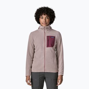 Moteriškas flisinis džemperis Patagonia R1 Air Full-Zip Hoody stingray mauve