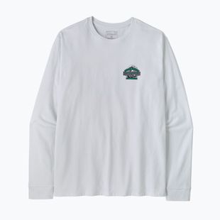 Vyriški ilgomis rankovėmis marškinėliai Patagonia Great Waves Responsibili-Tee LS fiber white
