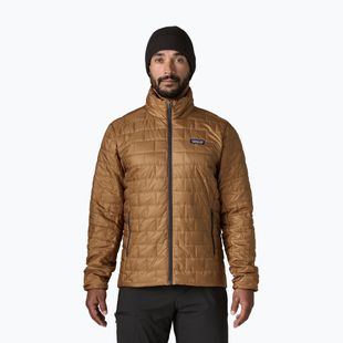 Vyriška pašiltinta striukė Patagonia Nano Puff deer brown