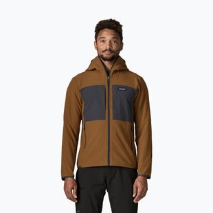 Vyriškas žygio džemperis Patagonia R2 TechFace Hoody deer brown