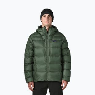 Vyriška pūsta striukė Patagonia Fitz Roy Down Hoody canopy green